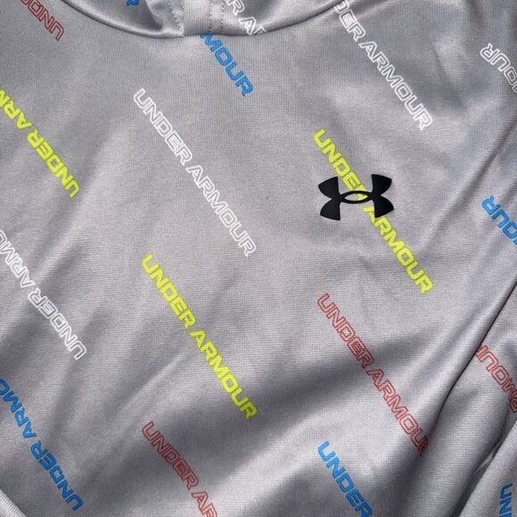 Boys Under Armour Medium Loose Fit Coldgear Logo Hoodie - Picture 5 of 7